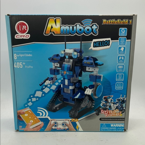 Ciro Toys Other - AImubot NIB Battlefield I Blue Robot Building Set 405 Pieces 8+ ages